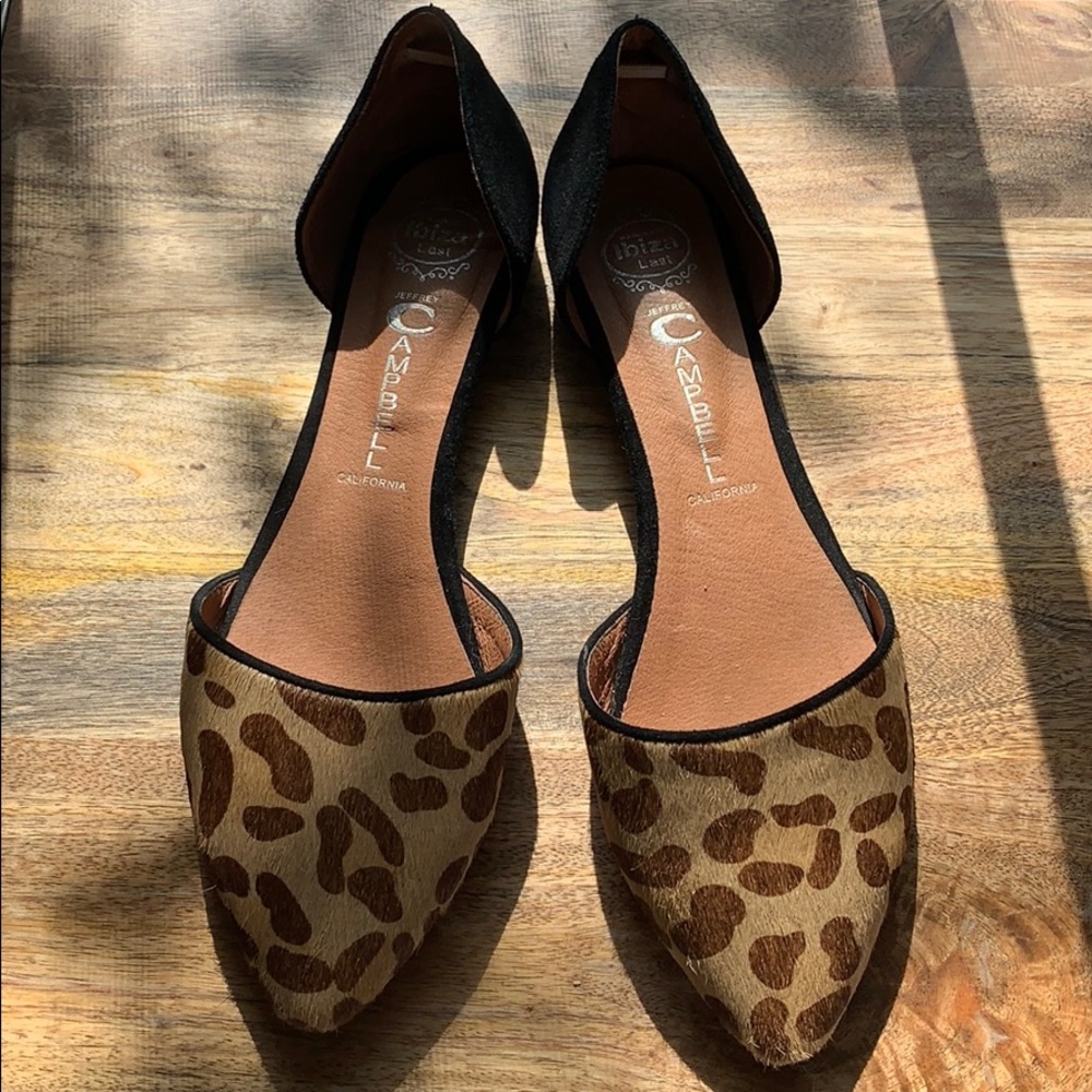 Barley Worn Jeffrey Campbell Leopard Flats